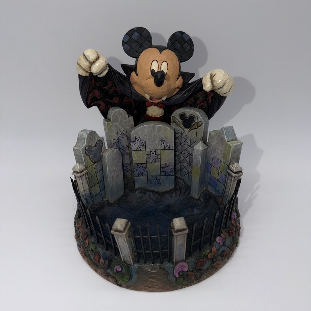 Jim Shore Disney Mickey Mouse A Sweet Surprise Vampire Candy Dish